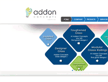 Tablet Screenshot of addonconcepts.com